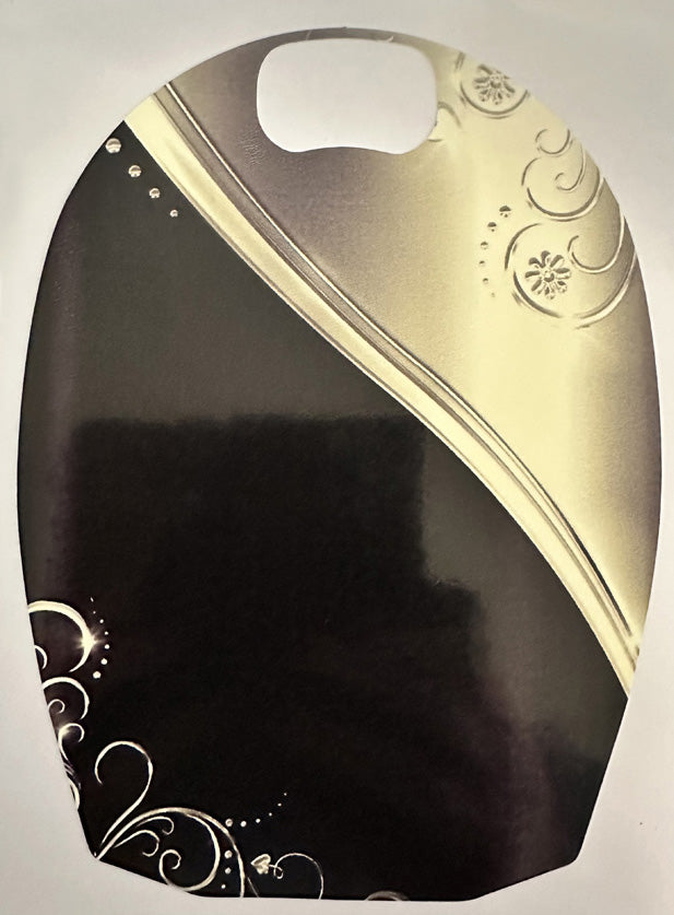 Black & Gold Paisley